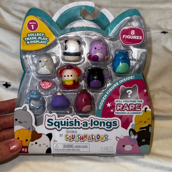 Squish-a-longs Squishmallows NEW Series 1 Pack of 8 Mini Figures - Picture 1 of 2